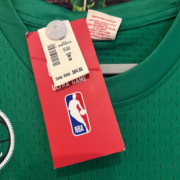 Boston Celtics Mesh Top Medium Fits Large XL Shirt Jersey NBA Basketball Sports - Picture 3 of 7